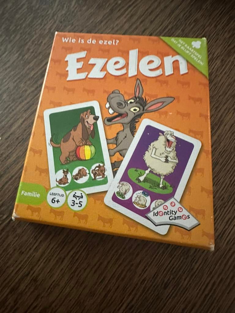 ezelen, Hobby en Vrije tijd, Gezelschapsspellen | Kaartspellen, Ophalen of Verzenden, Gebruikt