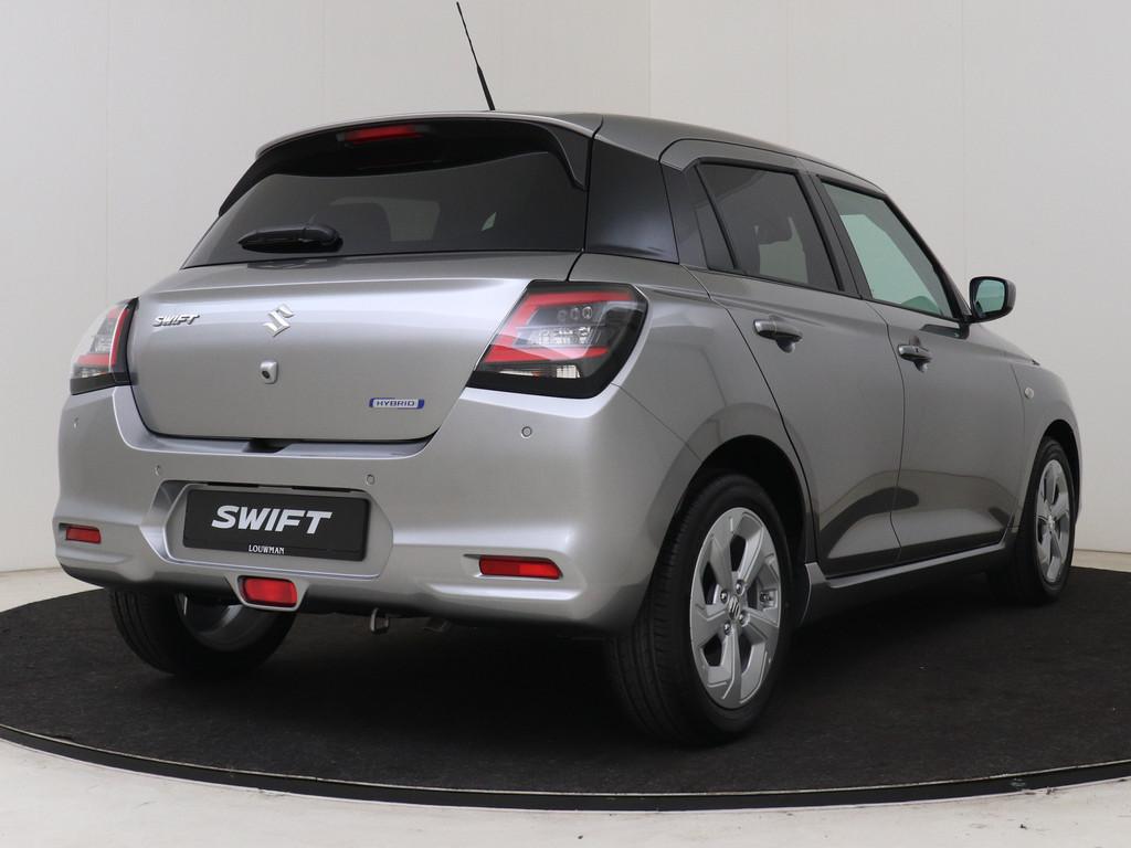 Suzuki Swift 1.2 Select Smart Hybrid | 16" Velgen | Stoelver, Voorwielaandrijving, Stof, Zwart, 400 kg