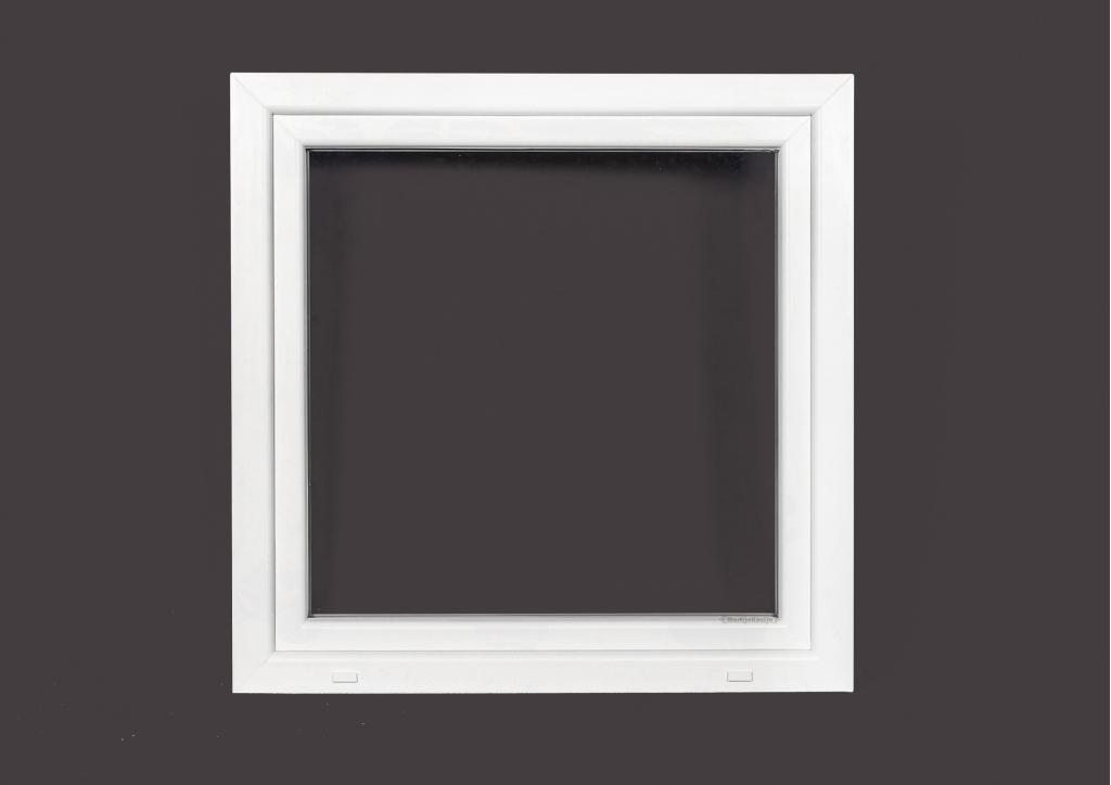 Kunststof Kozijn Draaikiep  B90 H90cm Wit, Niet ingevuld, Kunststof, Raamkozijn, Niet ingevuld