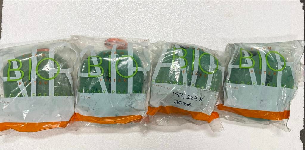 Twin Air Bio Factory Pre-Oiled Foam Filters gebruikt, Ophalen of Verzenden, Gebruikt