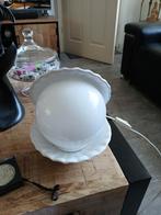 Vintage  keramiek schelpenlamp  of oesterlamp zie foto's, Ophalen of Verzenden, Minder dan 50 cm