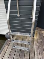 Zwembadtrap RVS, Tuin en Terras, Ophalen, Gebruikt, Minder dan 200 cm, Rechthoekig