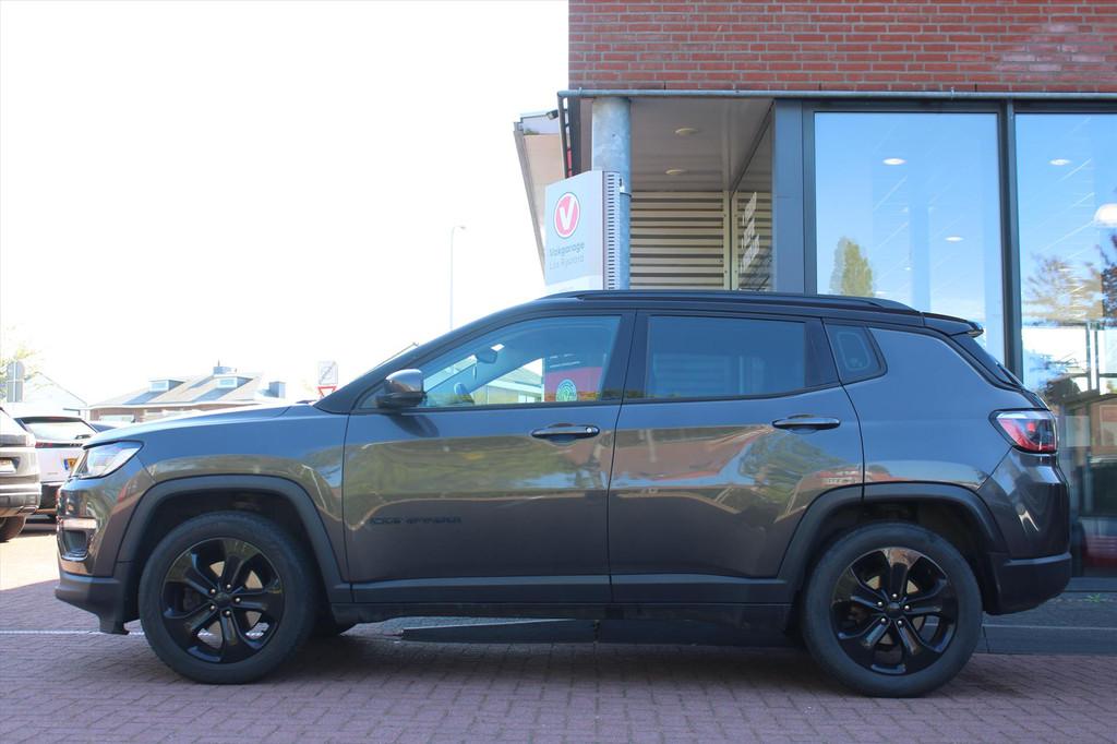 JEEP Compass 1.4 MultiAir *Night Eagle* | Trekhaak | Carplay, Auto's, Jeep, 450 kg, Gebruikt, 4 cilinders, Leder en Stof
