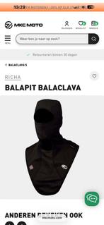 Richa Balapit Balaclava - Warme Helmmuts voor Koude Dagen, Motoren, Overige typen, Dames, Ophalen, Nieuw met kaartje