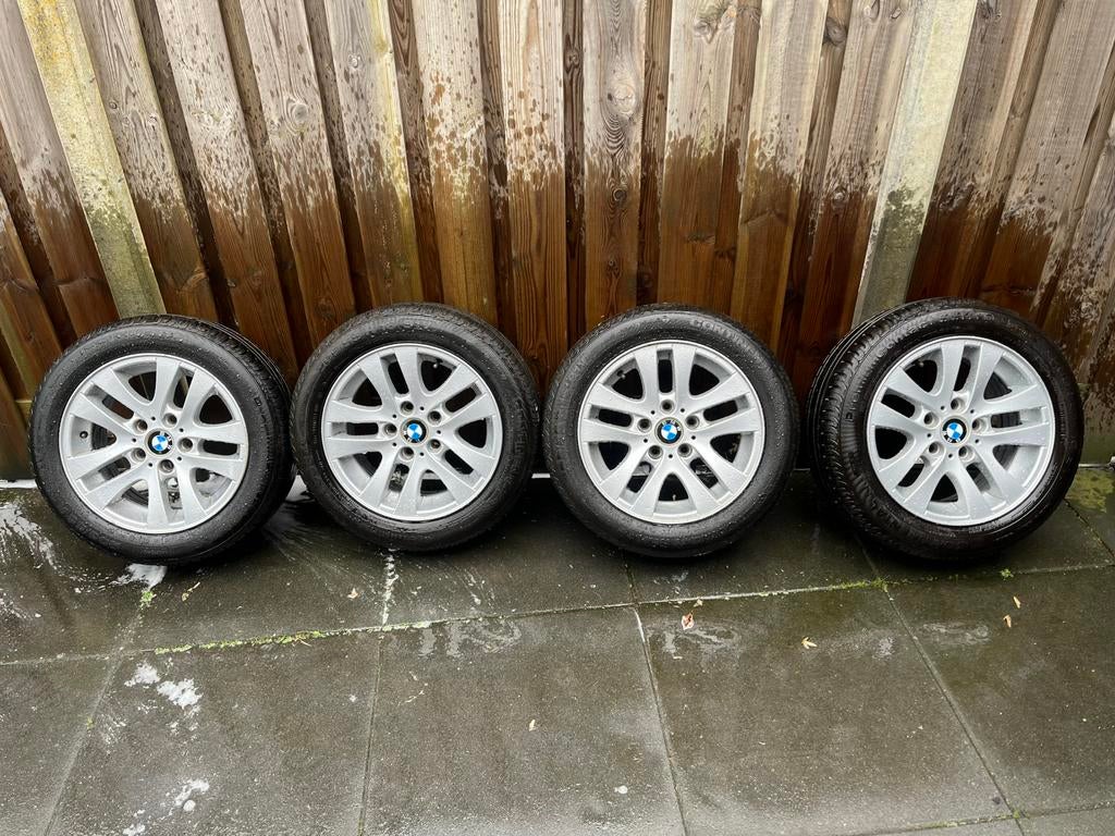 BMW Velgen set 205/55R16 Runflat banden, Auto-onderdelen, Banden en Velgen, Banden en Velgen, Zomerbanden, 16 inch, 205 mm, Personenwagen