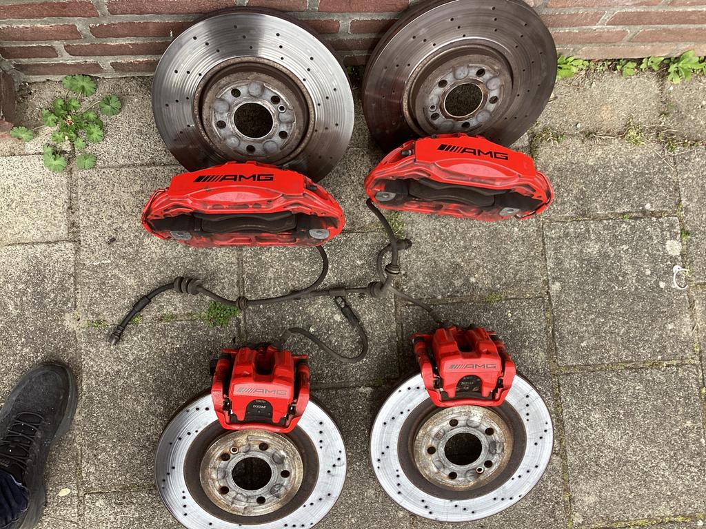 Mercedes A klasse W177 A45 remklauwen met schijven, Auto-onderdelen, Ophalen of Verzenden, Gebruikt, Mercedes-Benz