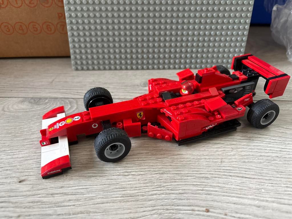 LEGO Racers Ferrari 248 F1 (8142), Kinderen en Baby's, Speelgoed | Bouwstenen, Gebruikt, Ophalen of Verzenden
