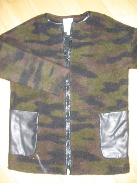 ESPRIT jas vest groen camouflage fleece maat 38, Maat 38/40 (M), Ophalen of Verzenden, Zo goed als nieuw, Groen