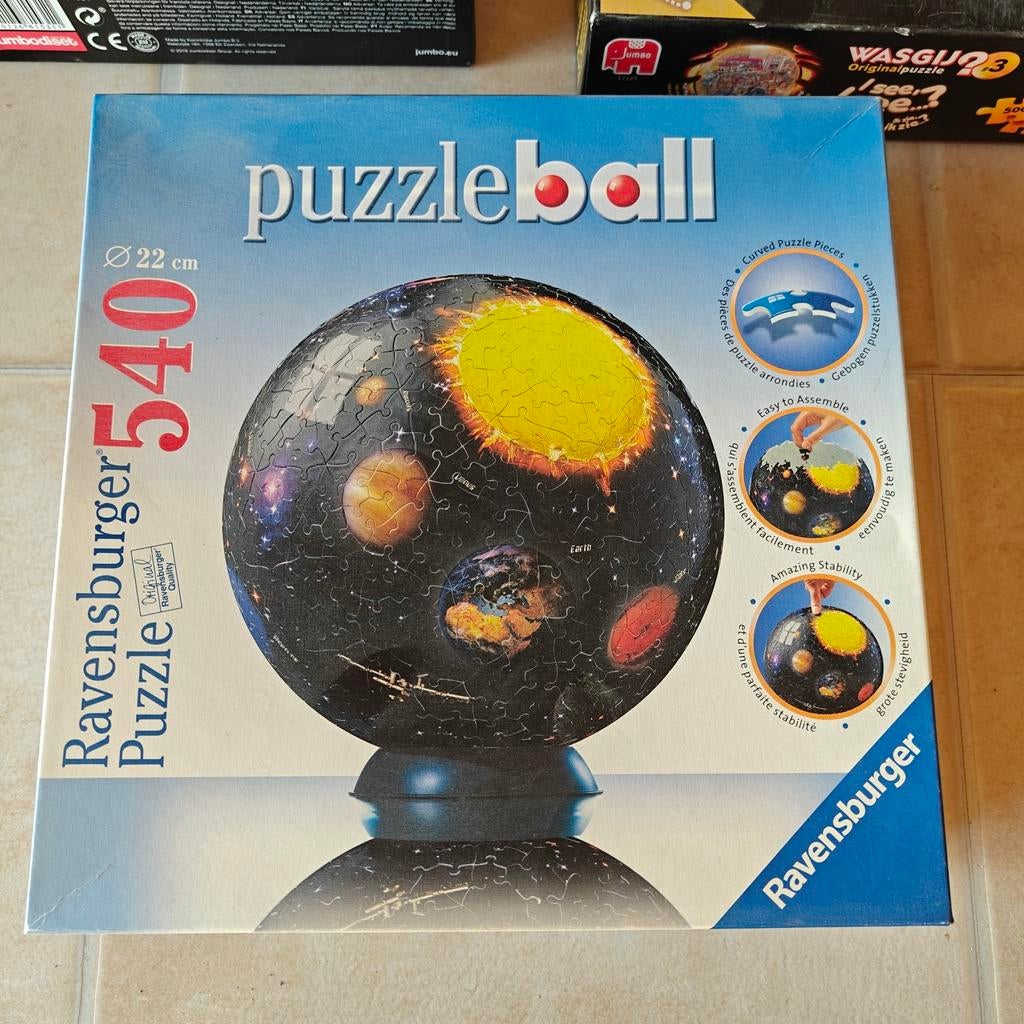 Ravensburger Puzzleball 540 Stukjes Maan 3D Puzzel, Ophalen of Verzenden, 500 t/m 1500 stukjes, Nieuw, Overige typen