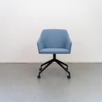 1x Arco Sketch Bureaustoel Blauw Stof - Zwart Frame, Huis en Inrichting, Stoelen, Niet ingevuld, Blauw, Niet ingevuld, Ophalen of Verzenden