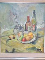 Vintage Birger-Ericson kleurrijk schilderij stilleven ‘70, Ophalen of Verzenden