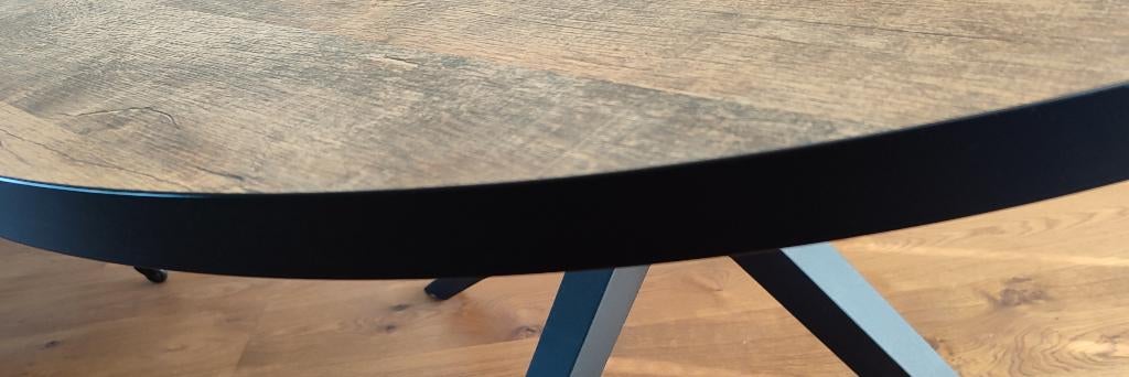 Zgan Ronde eettafel, Huis en Inrichting, Tafels | Eettafels, Ophalen, Overige materialen, Rond, Zo goed als nieuw