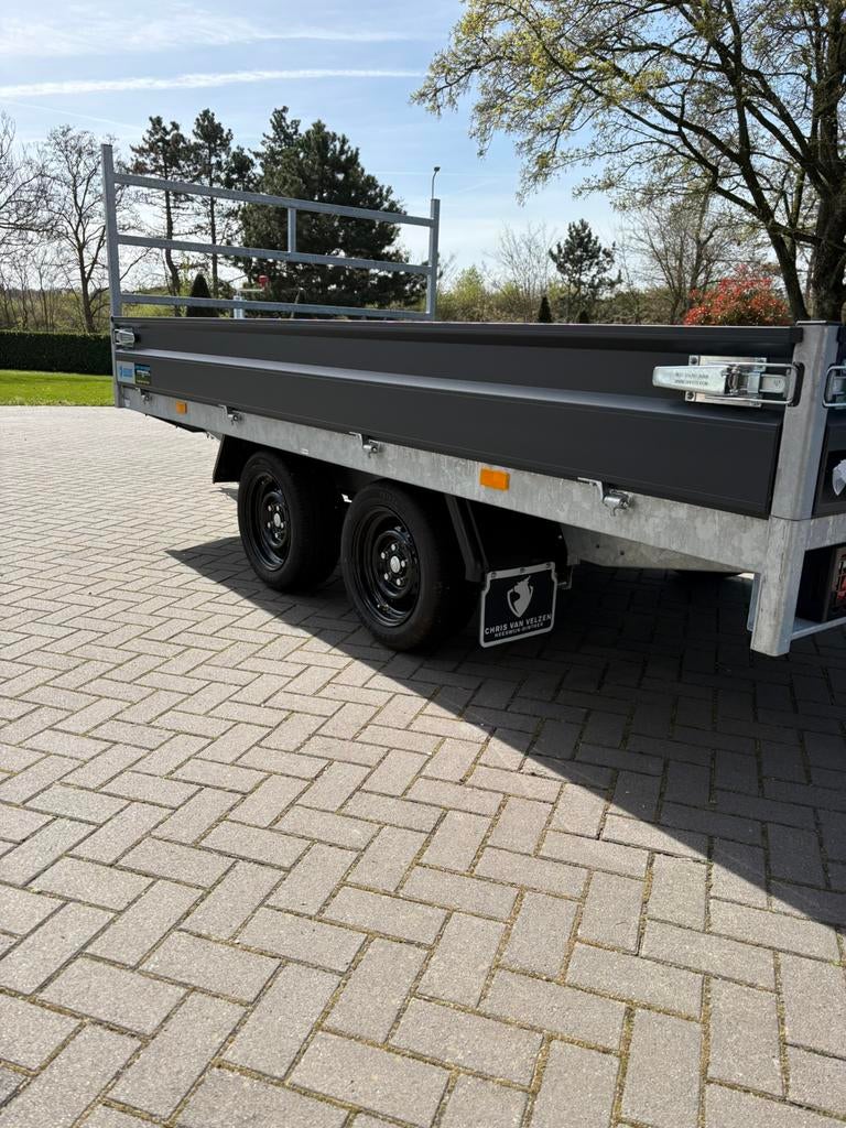 Hapert Azur 3500 kg paraboolvering bj 9-25  als nieuw marge, Auto diversen, Aanhangers en Bagagewagens, Ophalen, Zo goed als nieuw