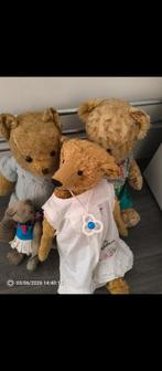 4 vintage teddyberen set, Verzamelen, Beren en Cherished Teddies, Ophalen of Verzenden, Zo goed als nieuw