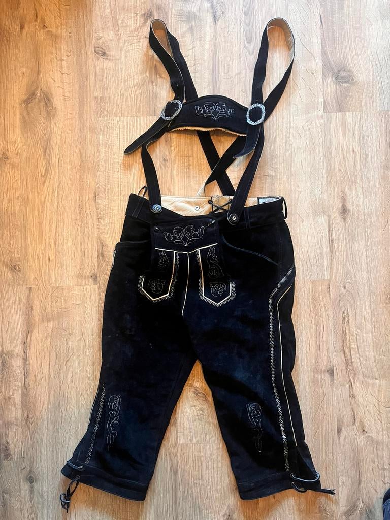 Lederhosen, shirt & hoed, Ophalen of Verzenden, Zo goed als nieuw