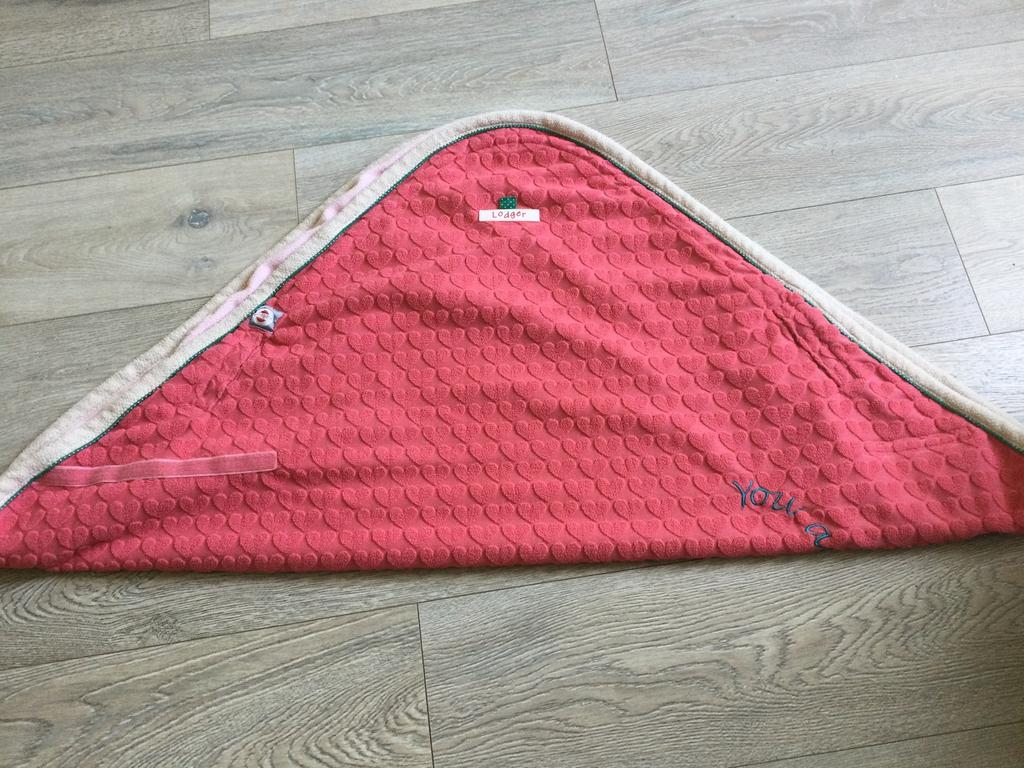 Lodger omslagdoek en badcape, Kinderen en Baby's, Dekens, Slaapzakjes en Inbakerproducten, Ophalen of Verzenden, Zo goed als nieuw