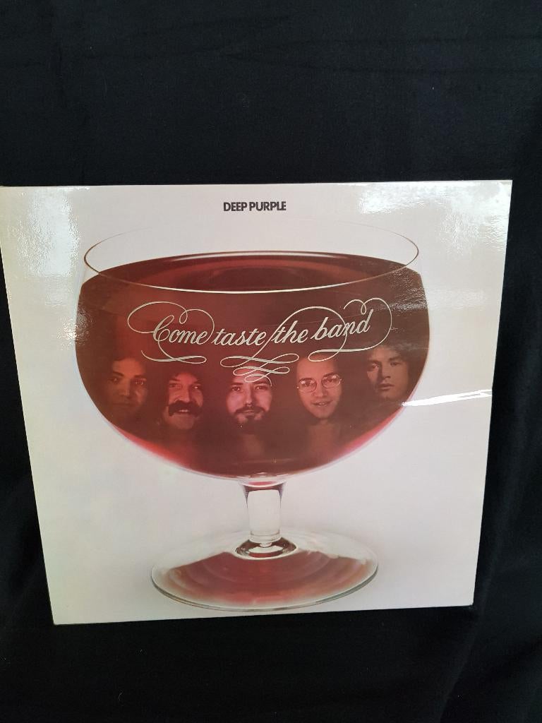 deep purple come taste the band lp 1975, Cd's en Dvd's, Vinyl | Hardrock en Metal, Fotohoes, Ophalen of Verzenden, Gebruikt, 12 inch