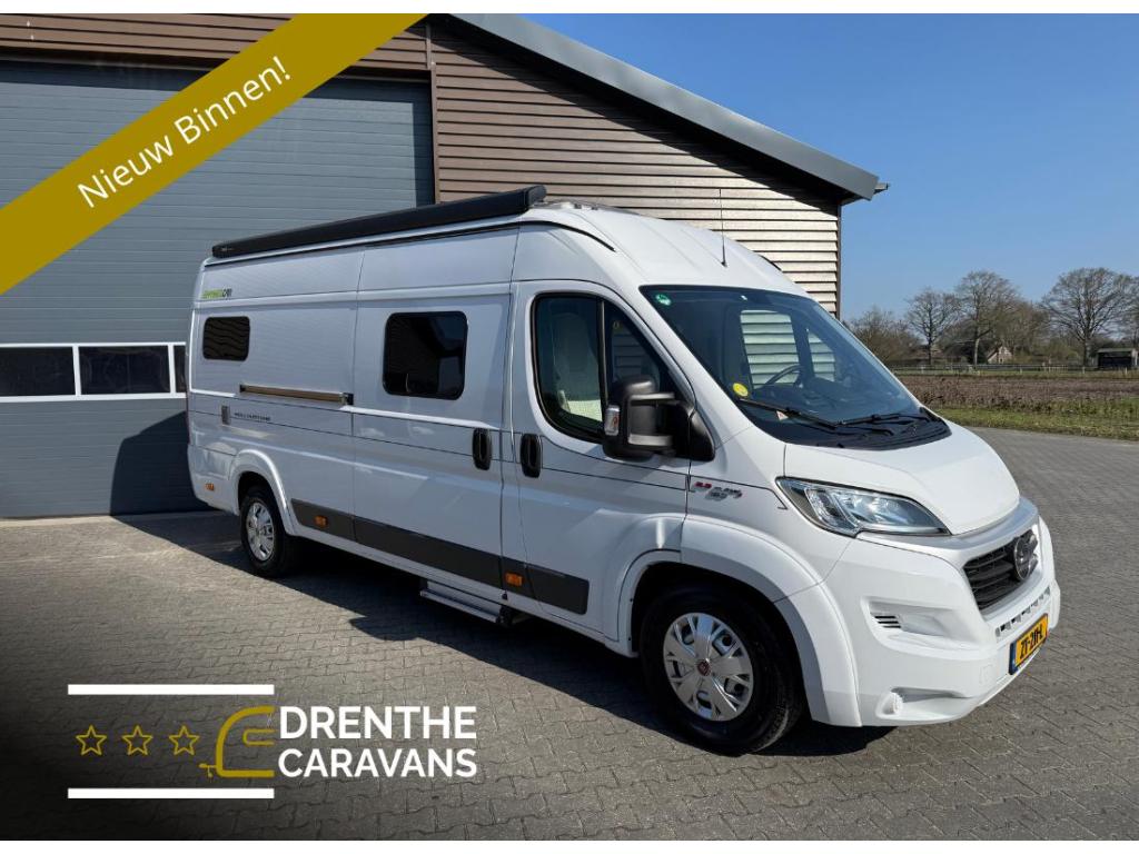 Hymer Yellowstone 640 lengtebedden | zeer compleet als nieuw, Chemisch toilet, Buscamper of Camperbus, Ringverwarming, Fiat