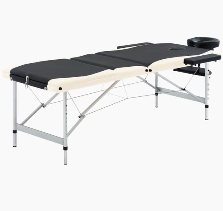 Massagetafel verstelbaar met aluminium onderstel, Ophalen, Nieuw, Massagetafel