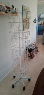 Kaartenmolen voor 72 kaarten, verrijdbaar, goede staat, Ophalen, Gebruikt, Wit, Metaal