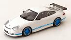 1:18 Porsche 911 (996) GT3 RS - 2002 - Wit / Blauw NIEUW!, Auto, ., Nieuw, Ophalen of Verzenden
