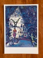 Marc Chagall - Illustratie voor Le Cirque - 1967. Blauw, Ophalen of Verzenden, 1980 tot heden, Ongelopen, Ambachten of Beroep