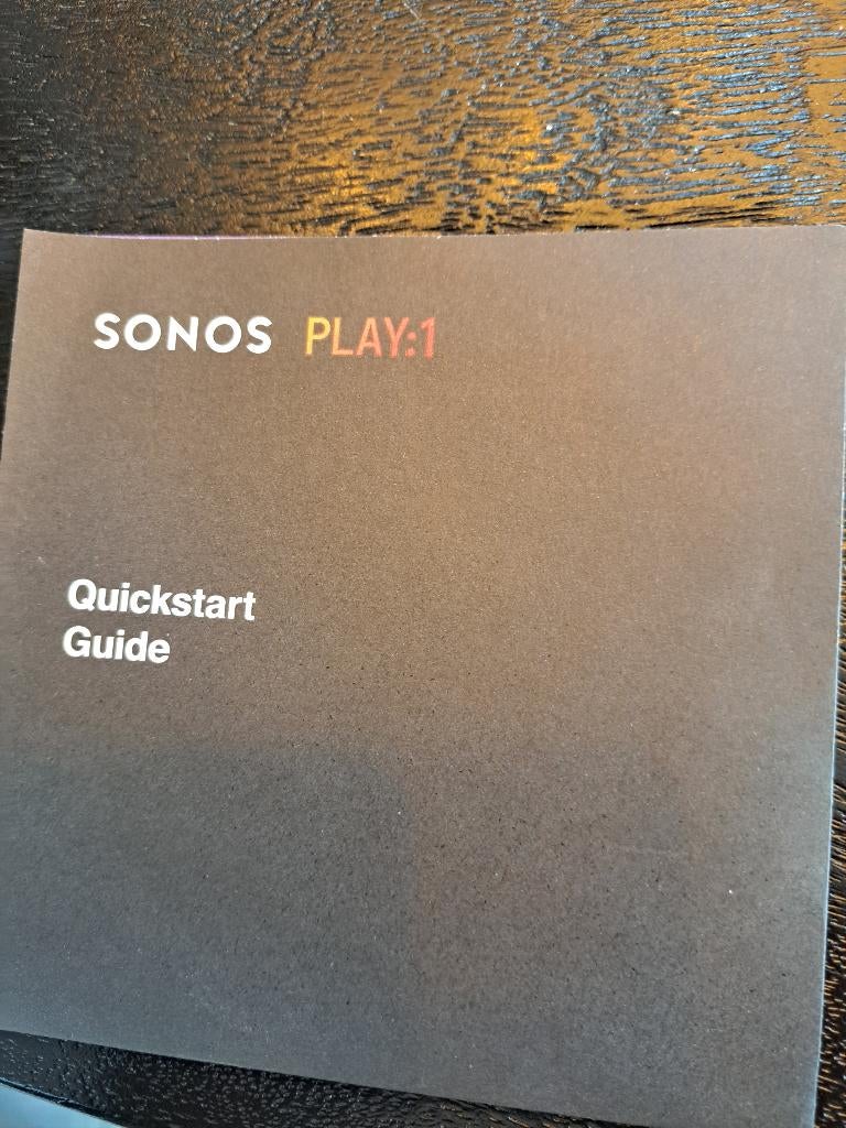 Sonos Play:1 Zwart draadloze speaker, Audio, Tv en Foto, Luidsprekers, Ophalen, Overige typen, Refurbished, Sonos