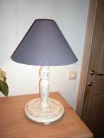 sfeervolle houten tafellamp - shabby chic, Ophalen of Verzenden