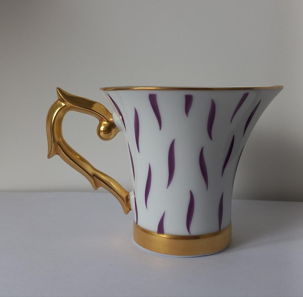 Bernardaud Limoges Frivole melkkannetje - 24k Goud & Porsele, Antiek en Kunst, Ophalen of Verzenden