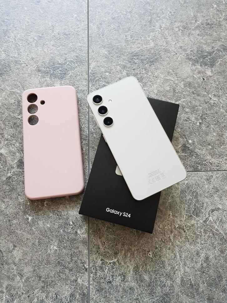 SAMSUNG S24 als nieuw, Telecommunicatie, Mobiele telefoons | Samsung, Zo goed als nieuw, Galaxy S24, 128 GB, Zwart, Ophalen