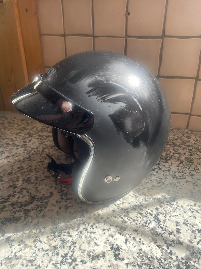 Zwarte iXS77 jethelm, maat XL, Overige merken, Ophalen of Verzenden, Tweedehands, XL