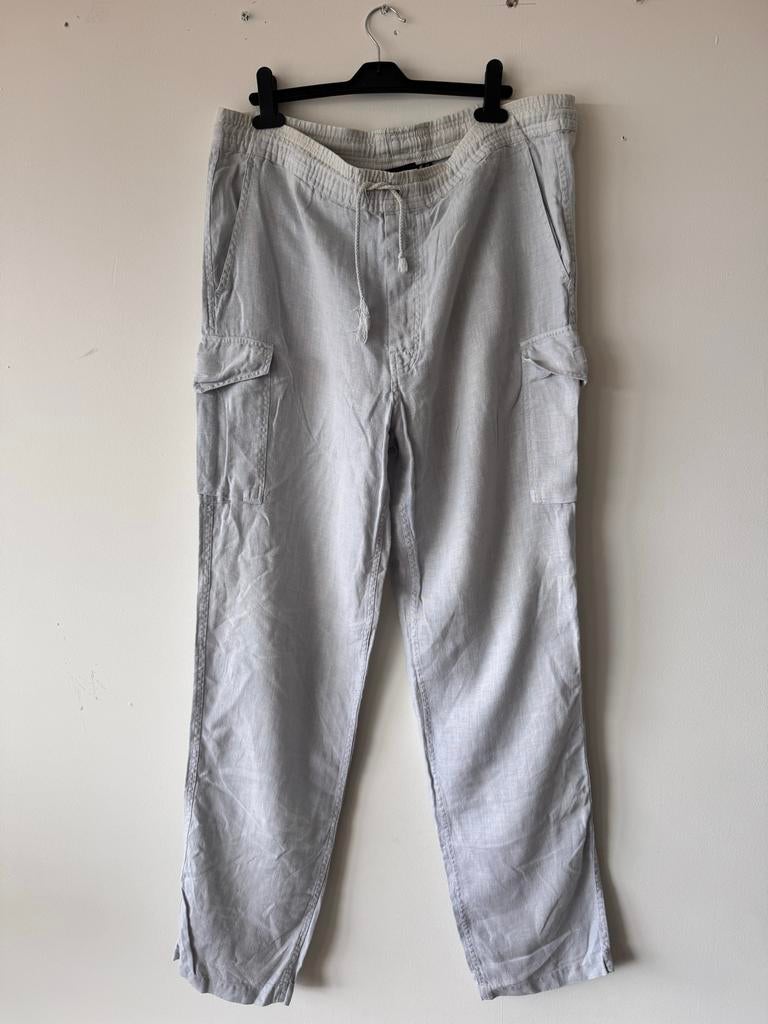 Linnen zomerbroek Vilebrequin, Ophalen of Verzenden, Gedragen, Maat 48/50 (M), Grijs