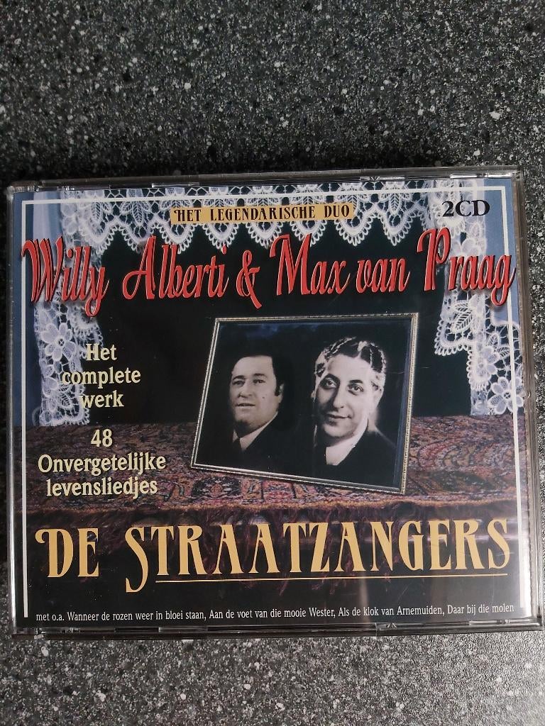 CD WILLY ALBERTI & MAX VAN PRAAG - DE STRAATZANGERS, Ophalen of Verzenden, Gebruikt, Levenslied of Smartlap