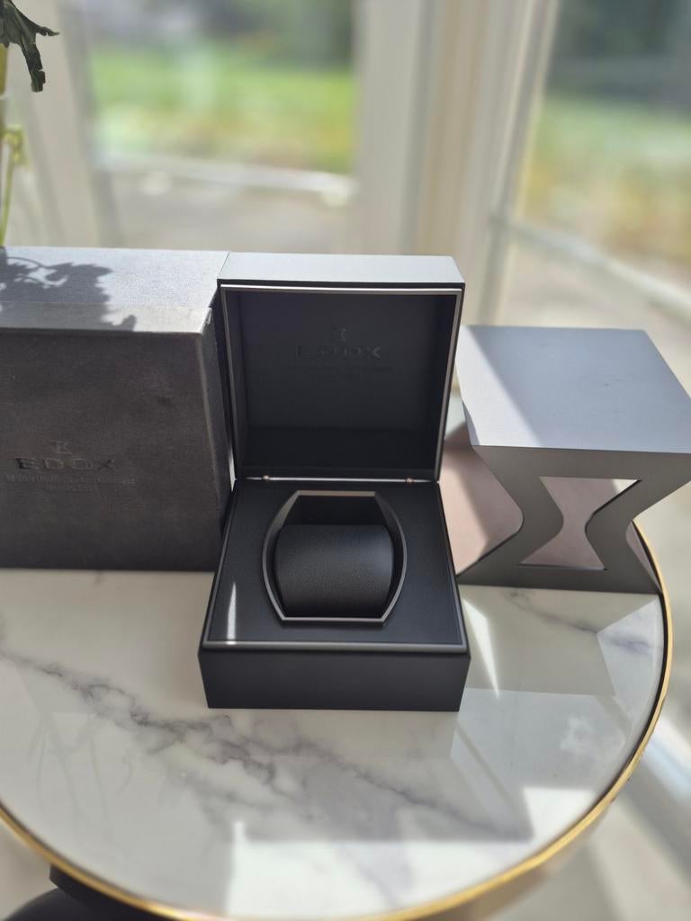 Edox Horloge doos /  Horloge box nieuw, Sieraden, Tassen en Uiterlijk, Overige Accessoires, Ophalen of Verzenden, Nieuw