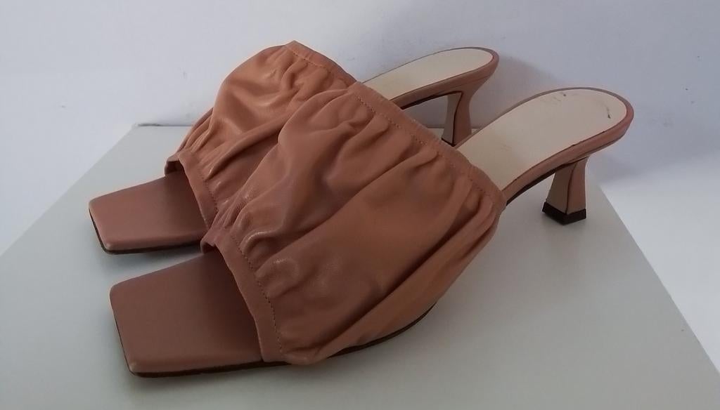 Wandler muiltjes zgan 39, Beige, Zo goed als nieuw, Wandler, Sandalen of Muiltjes