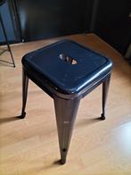 Zwart metalen krukje, Hoogte: 45 cm, Ophalen, Huis en Inrichting