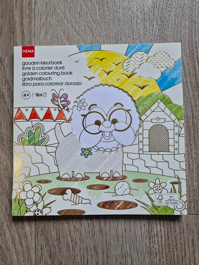 Hema gouden kleurboek nieuw, Ophalen of Verzenden, Nieuw