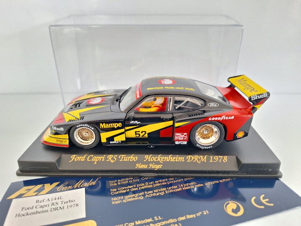 Fly Zakspeed Ford Capri RS Turbo Hockenheim A144L Met Licht, Kinderen en Baby's, Speelgoed | Racebanen, Overige merken, Racebaan