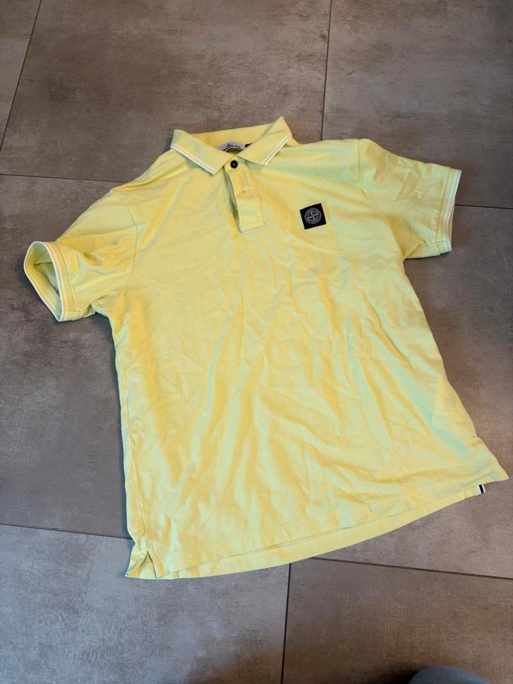 Stone Island Polo XXL - Zo goed als nieuw, Kleding | Heren, Polo's, Zo goed als nieuw, Overige maten, Geel, Ophalen of Verzenden