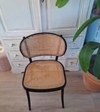 Thonet stijl stoel met webbing - Zwart, Gebruikt, Thonet stijl, Klassiek, Zwart, Eén
