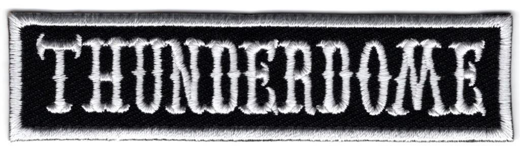 Thunderdome stoffen opstrijk patch embleem #2, Ophalen of Verzenden, Nieuw