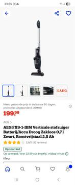 AEG FX9-1-IBM Draadloze steelstofzuiger, Ophalen, Zo goed als nieuw, Reservoir, Stofzuiger