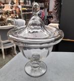 Mooie glazen pot met deksel, Ophalen of Verzenden