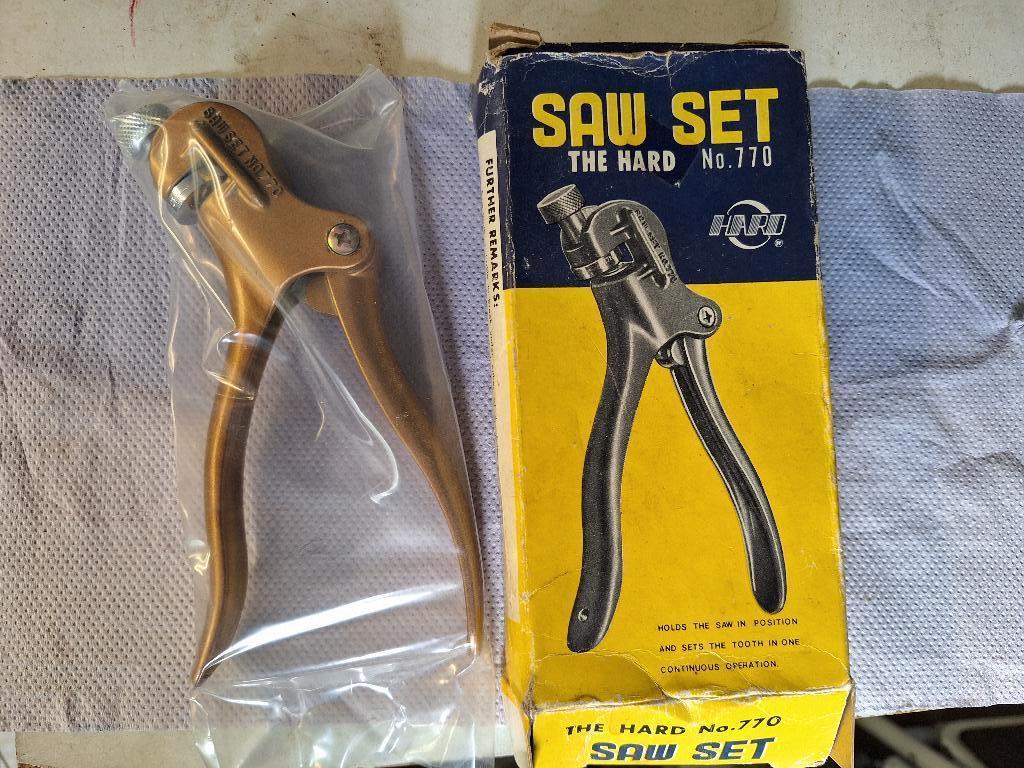 SAW SET THE HARD No. 770 Hand zaag setter, Ophalen, Nieuw