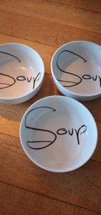 Gusta 3 soepkommen, Ophalen, Zo goed als nieuw, Kom(men), Overige stijlen