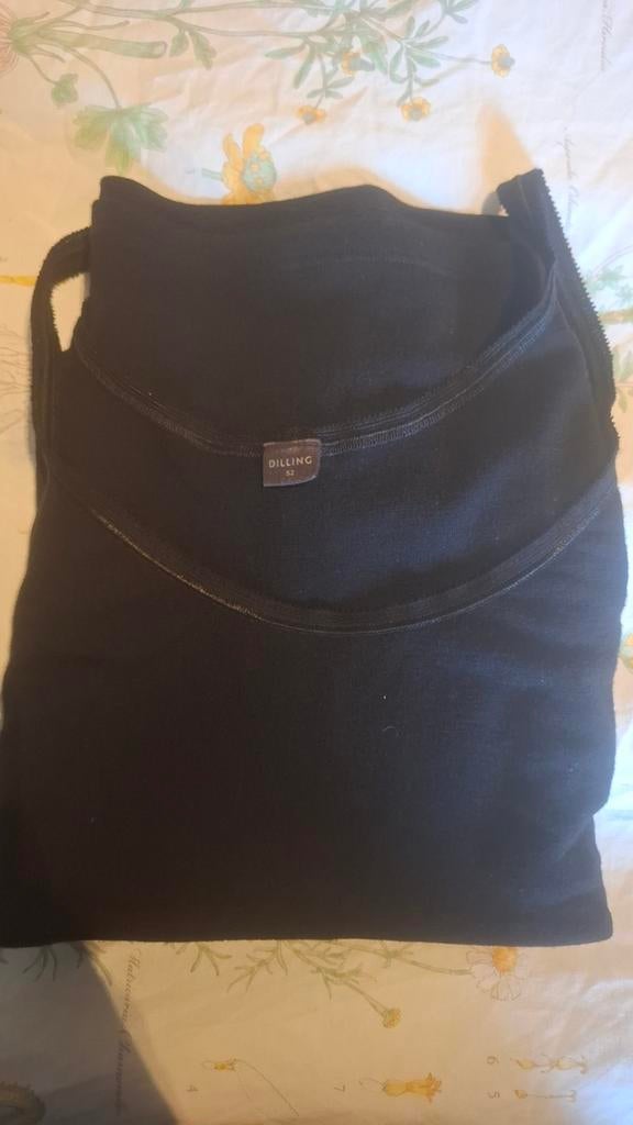 Dilling merino wol top maat 52 zwart, Kleding | Dames, Zwart, Maat 46/48 (XL) of groter, Ophalen of Verzenden, Zo goed als nieuw