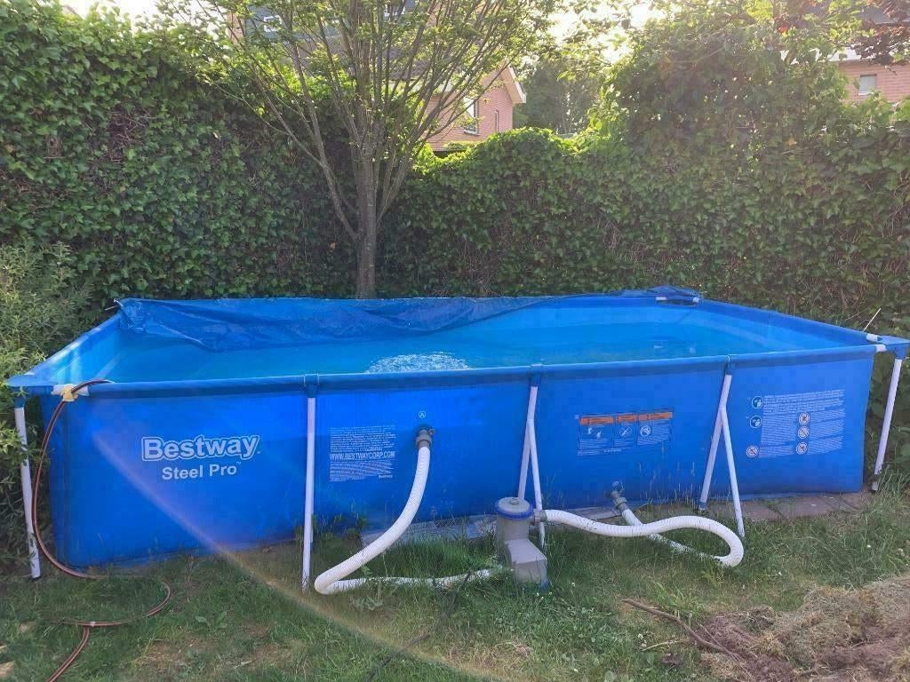 zwembad pomp solarbollen bestway, Tuin en Terras, Zwembaden, Zo goed als nieuw, Opzetzwembad, 80 tot 120 cm, 400 cm of meer, 200 tot 300 cm