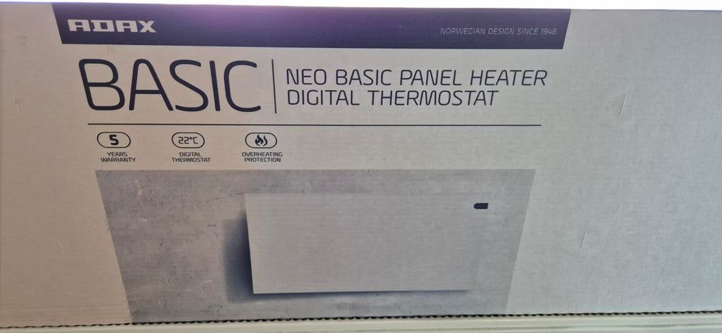 Adax Neo Basic 2000W electrische radiator wit, Ophalen of Verzenden