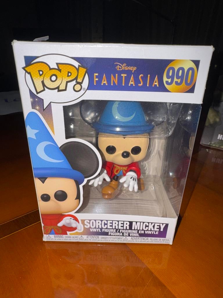Funko Pop! #990 Sorcerer Mickey, Ophalen of Verzenden, Zo goed als nieuw