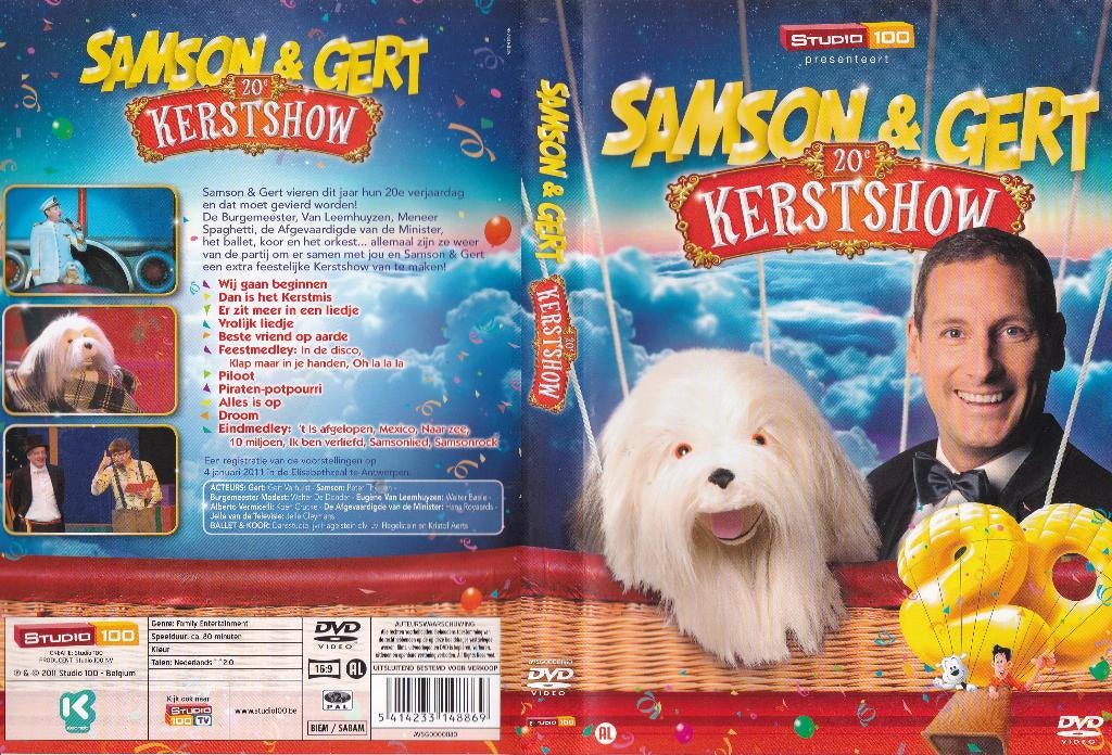 Samson en Gert - 20e Kerstshow 2011 dvd, Cd's en Dvd's, Dvd's | Kinderen en Jeugd, Gebruikt, Alle leeftijden, Ophalen of Verzenden